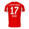 Bayern Munich Michael Olise #17 Hemmatröja 2025-26 Korta ärmar Bayern Munich Michael Olise #17 Hemmatröja 2025-26 Korta ärmar